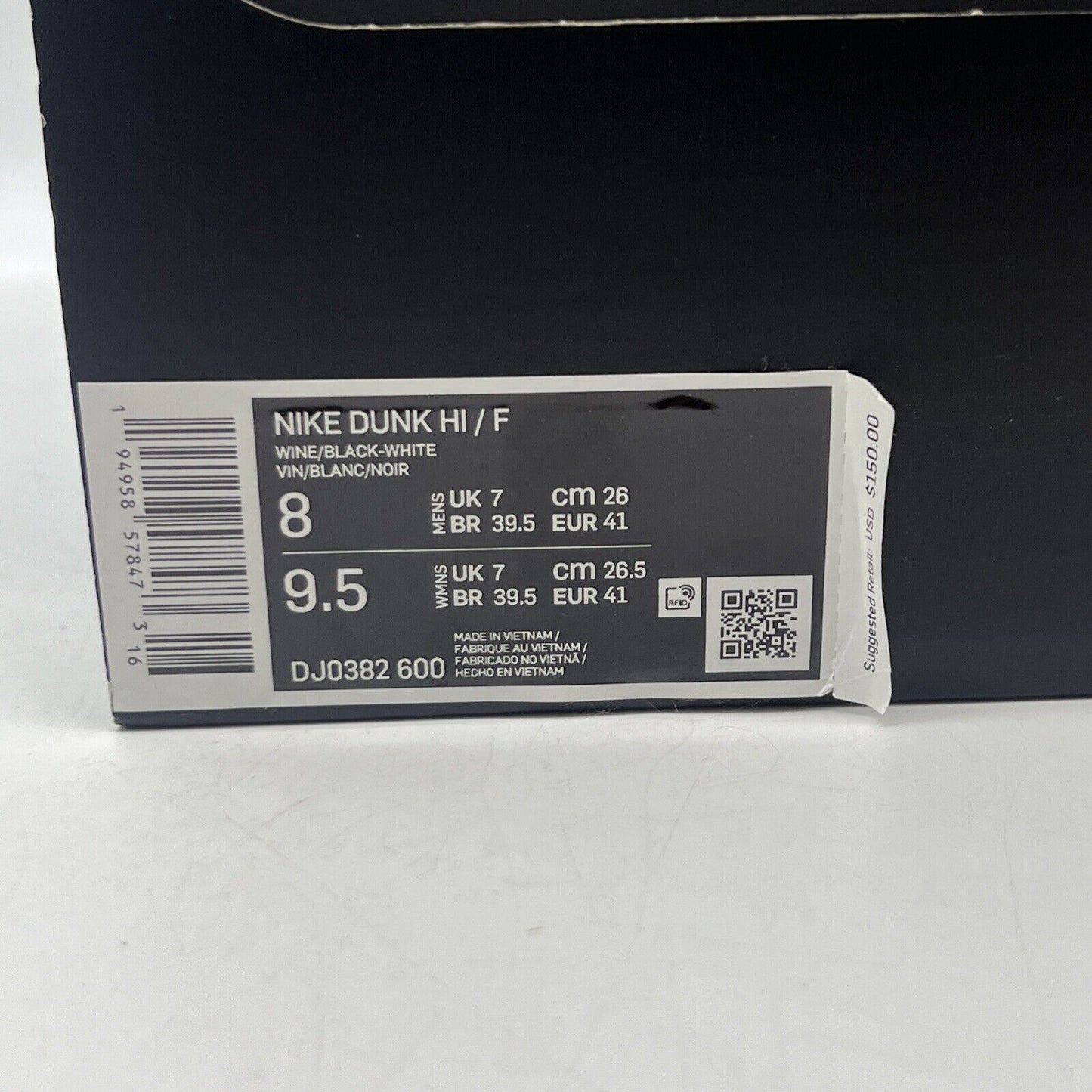 Size 8 - Nike Dunk High x Fragment Design Beijing Brand New Og All