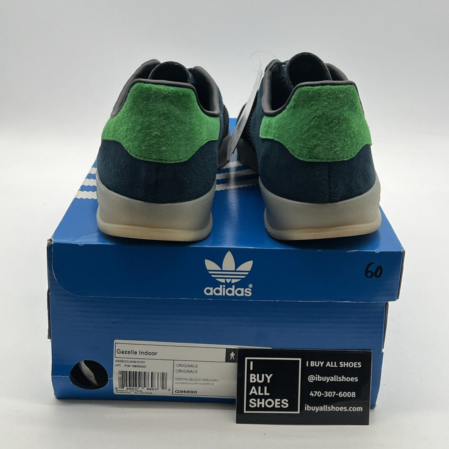 Size 11.5 - adidas Gazelle Indoor Blue (G99690)