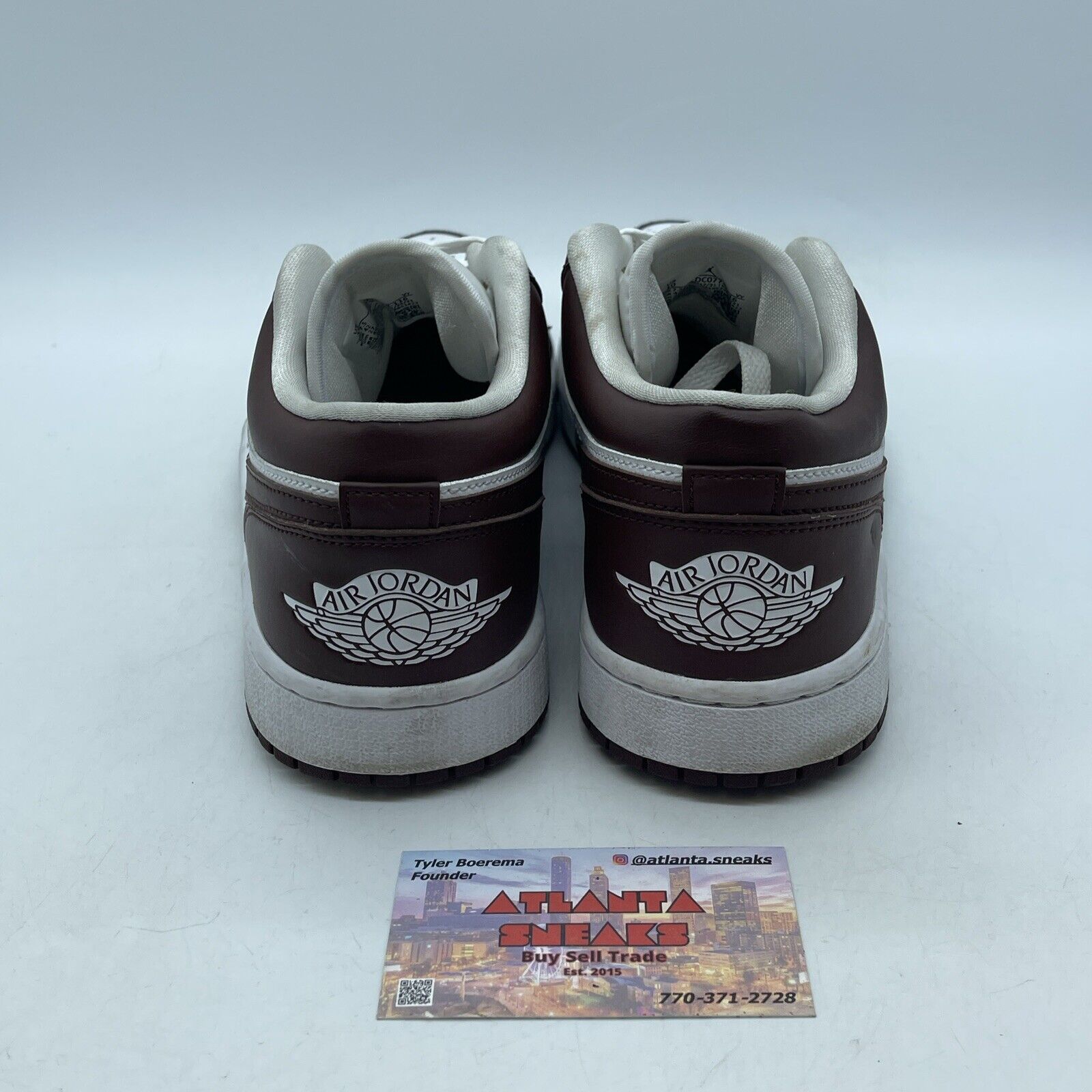 Size 10W - Wmns Air Jordan 1 Low Bronze Eclipse White Brown Leather (DC0774-116)