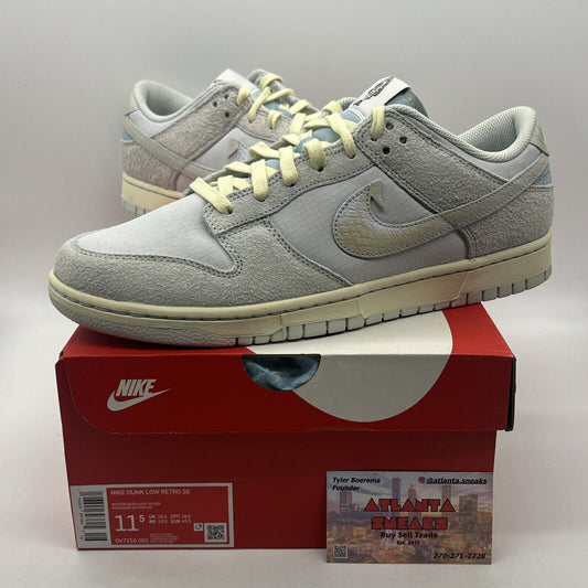 Size 11.5 - Nike Dunk SE Low Gone Fishing - Chinook Salmon Suede (DV7210-001)