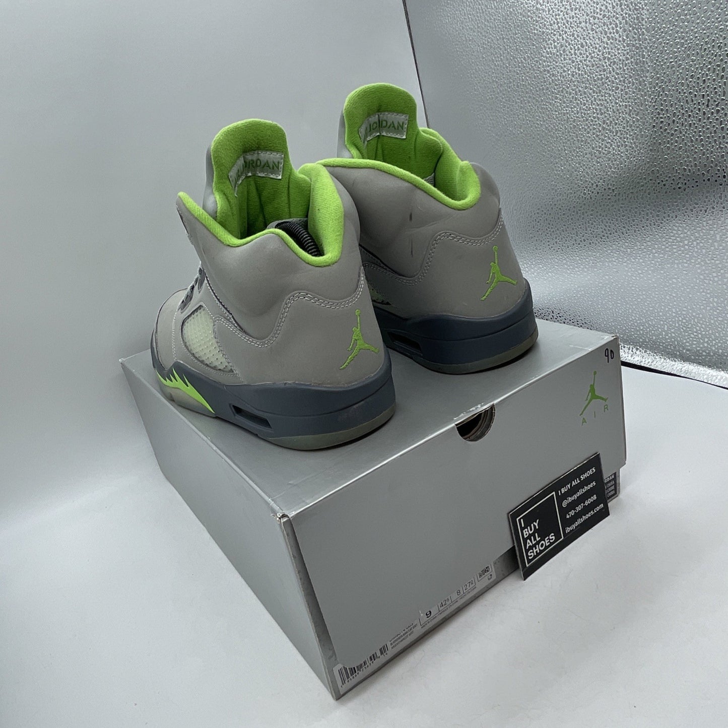 Size 9 - Air Jordan 5 Retro Green Bean (DM9014-003(