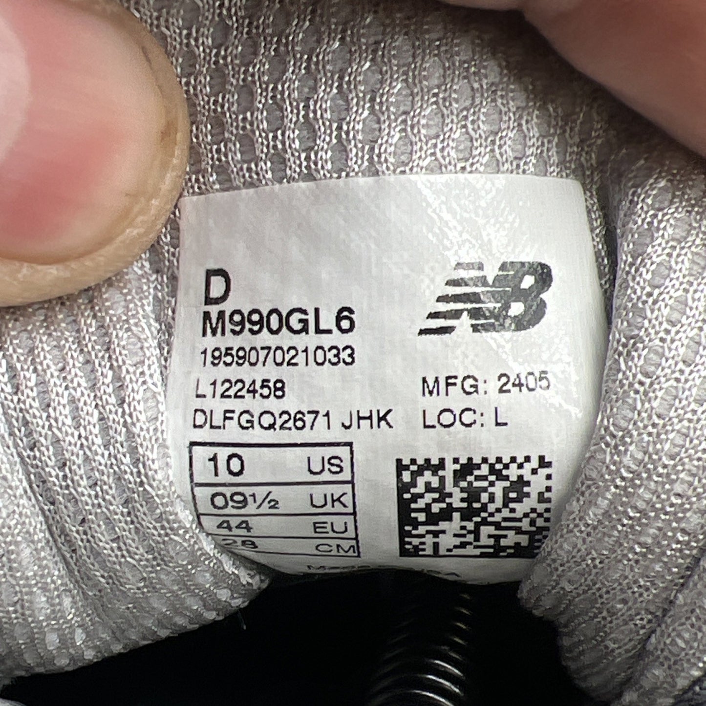 Size 10 - New Balance 990v6 Made in USA Castlerock (M990GL6)