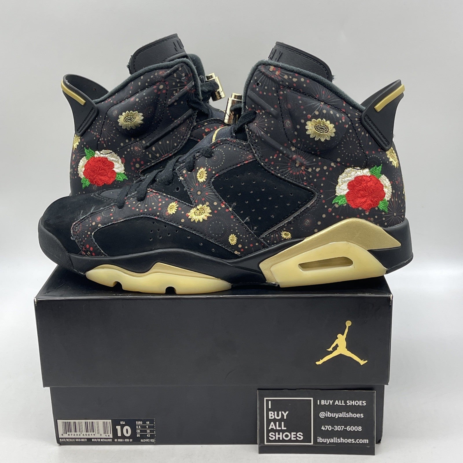 Size 10 - Air Jordan 6 Retro Chinese New Year (AA2492-021)