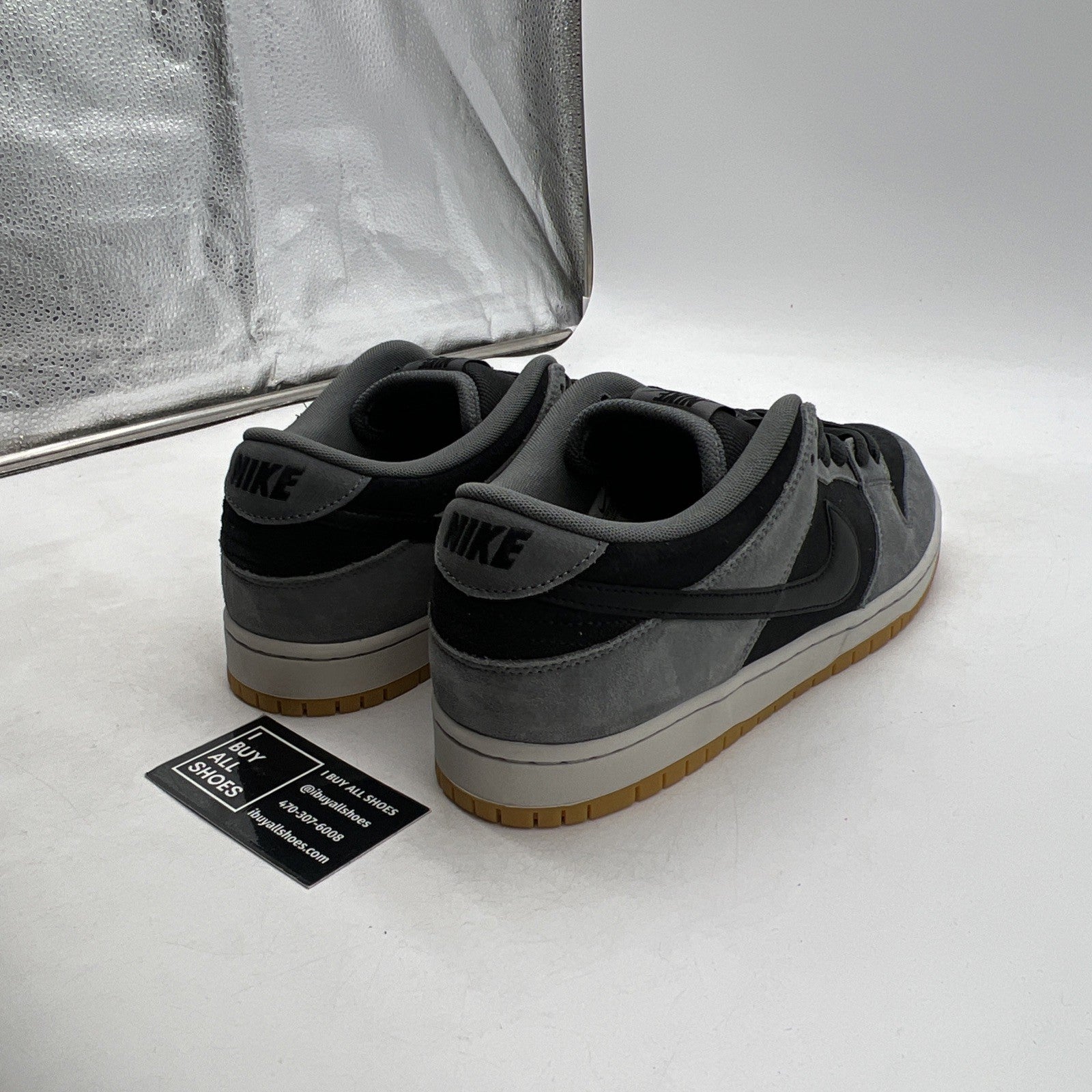 Size 12 - Nike Dunk SB Low Dark Smoke Grey (HF3063-001)