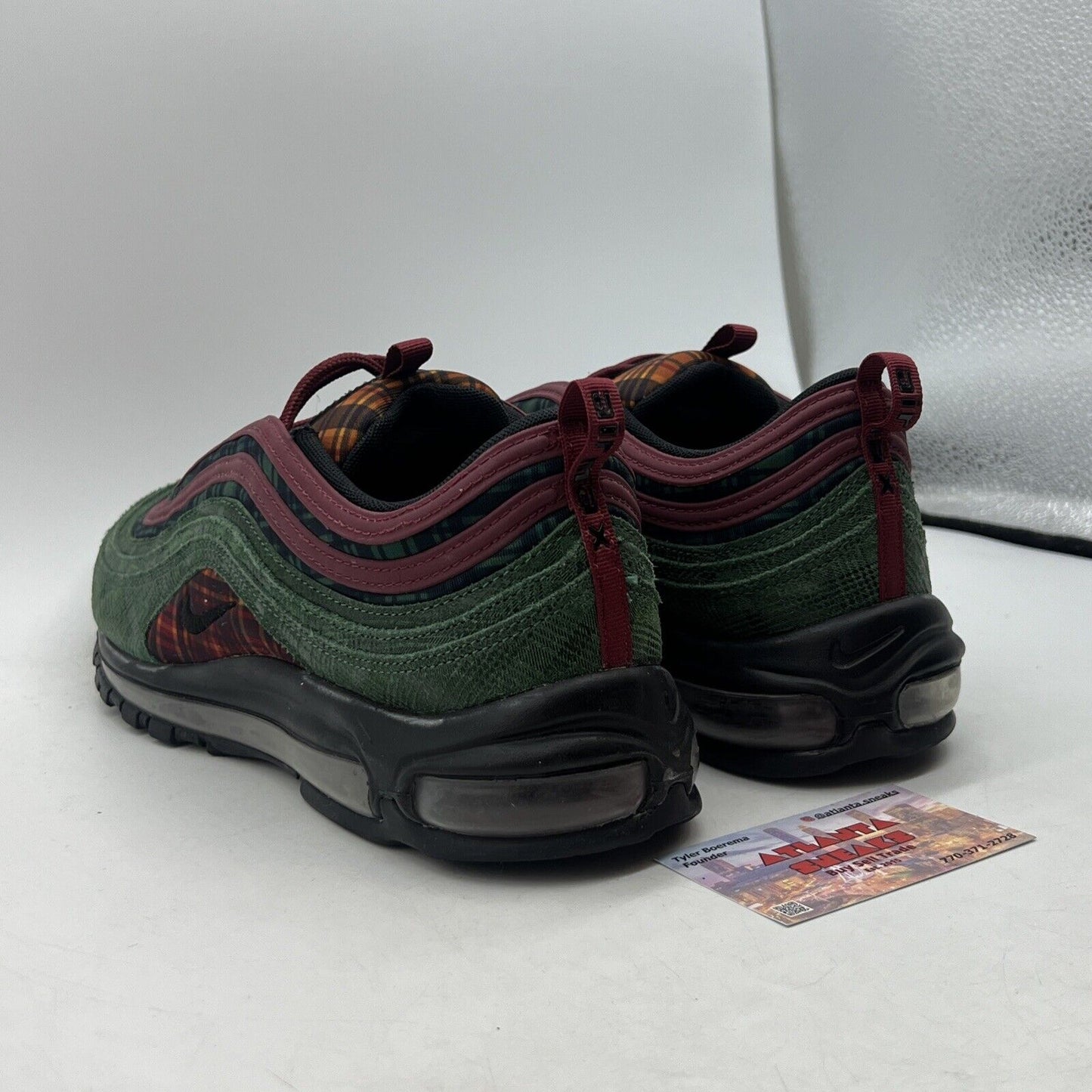 Size 12 - Nike Air Max 97 NRG Jacket Pack Green Maroon Black (AT6145-600)