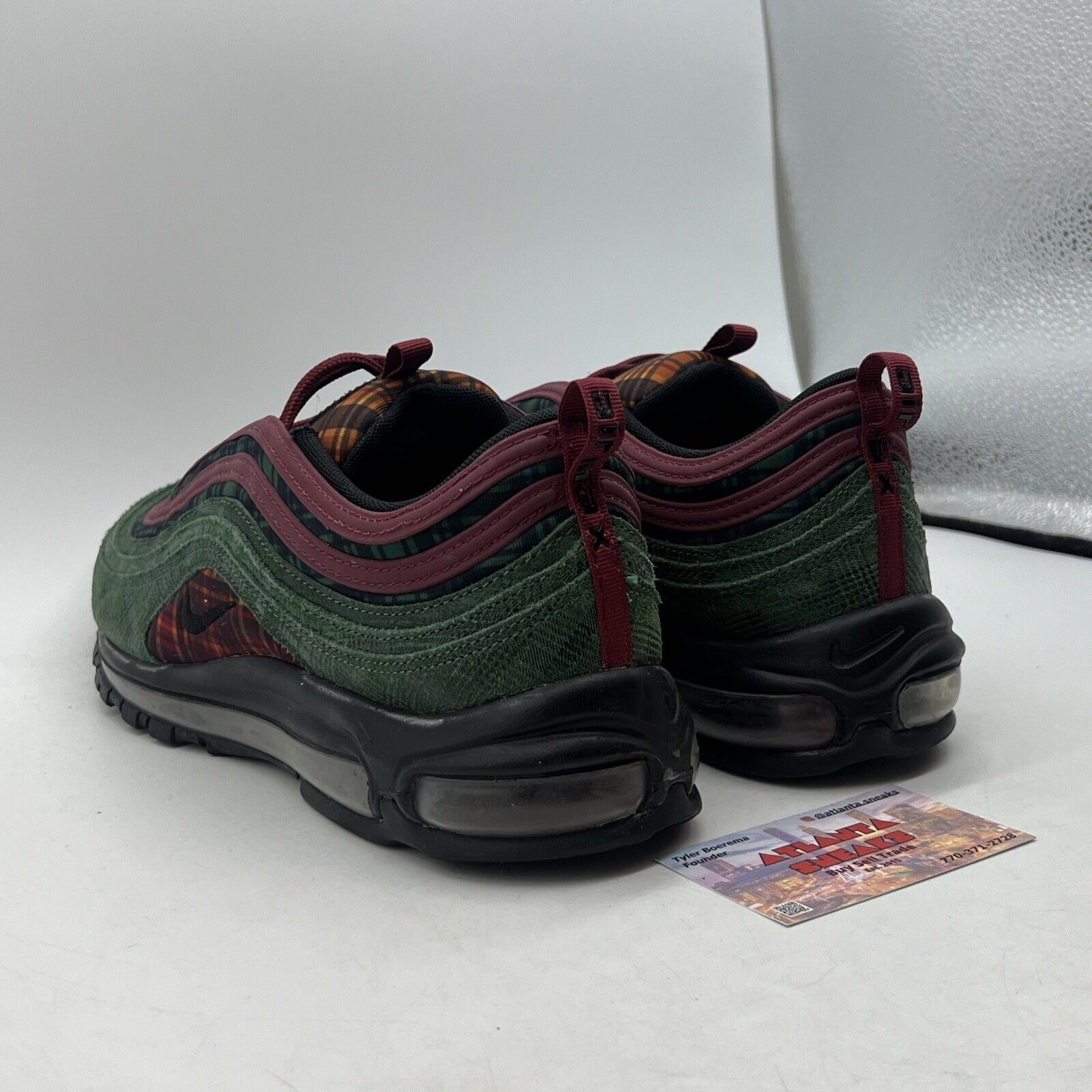 Size 12 - Nike Air Max 97 NRG Jacket Pack Green Maroon Black (AT6145-600)