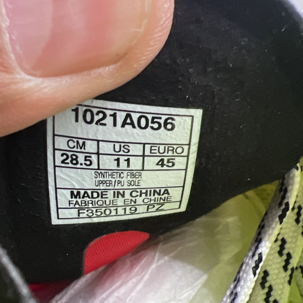 Size 11 - Asics Gel Quantum Infinity White Black Running Sneakers (1021A056-100)