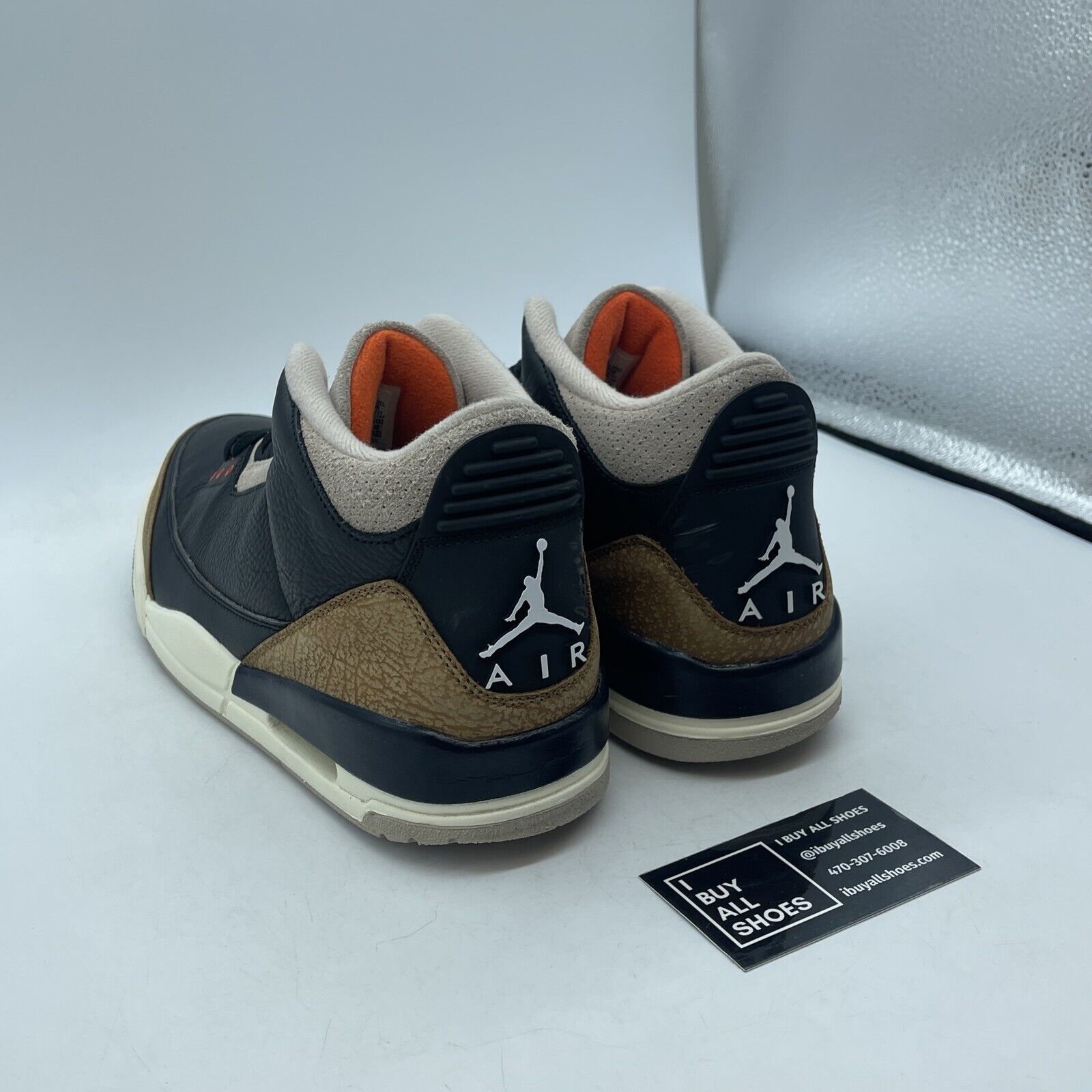 Size 11 - Jordan 3 Retro Mid Desert Elephant Black Brown Suede (CT8532-008)