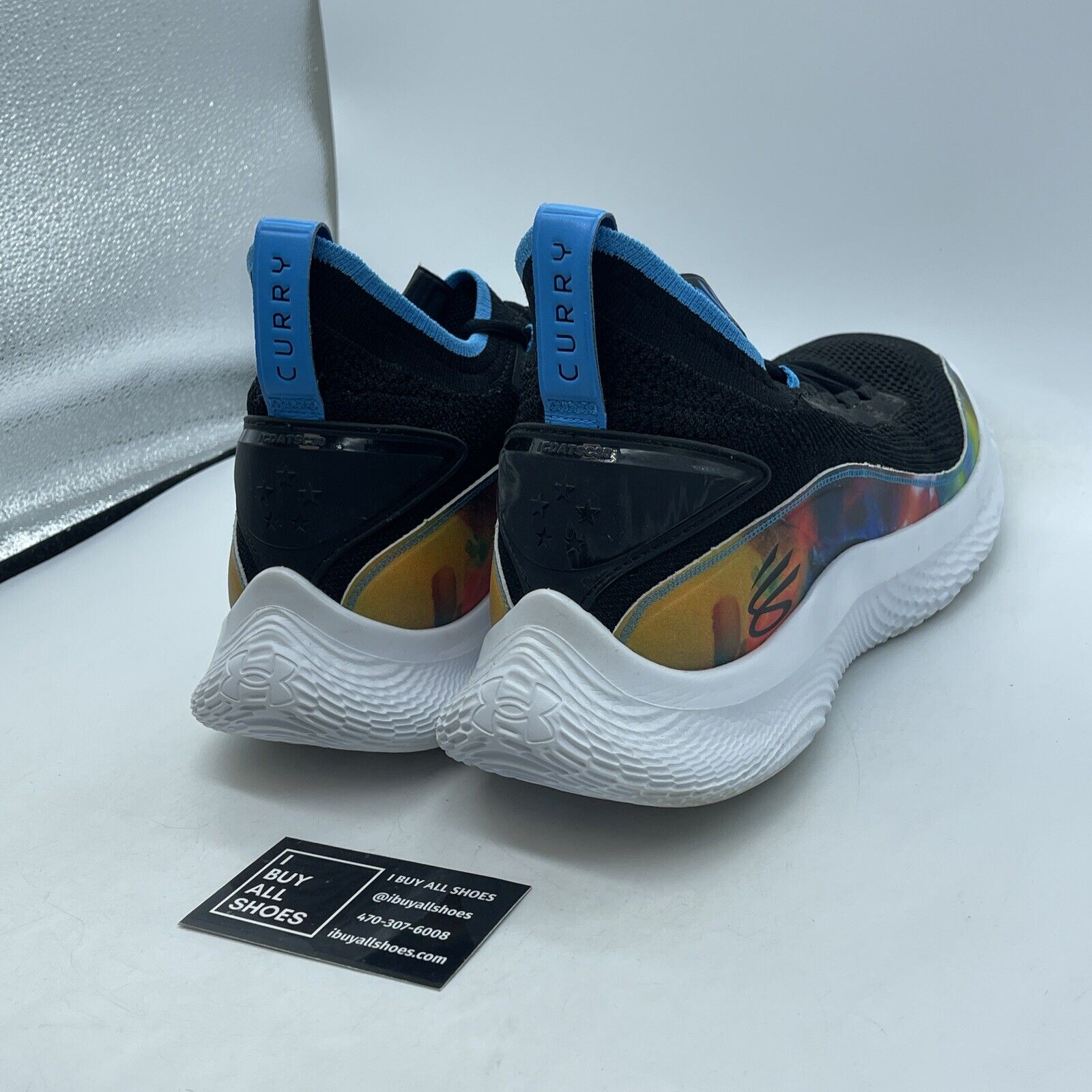 Size 13 - Under Armour Curry 8 Flow 'Feel Good Flow' Black Suede (3024032-001)