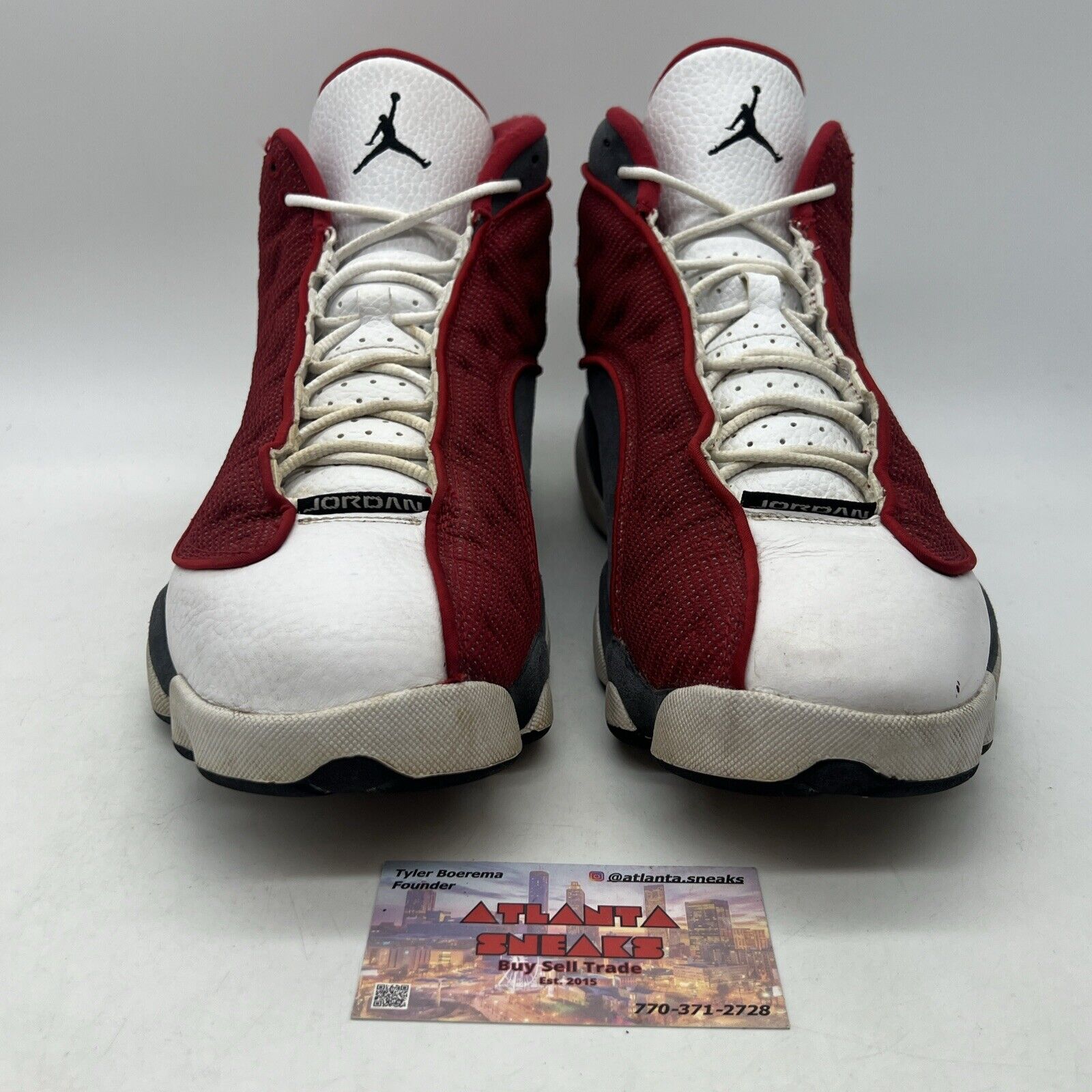 Size 11 - Jordan 13 Red/White - Grey White Leather Suede (DJ5982-600)