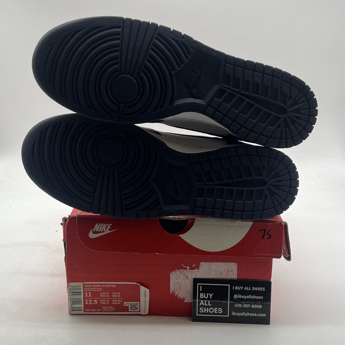 Size 11 - Nike Dunk High Midnight Navy (DD1399-104)