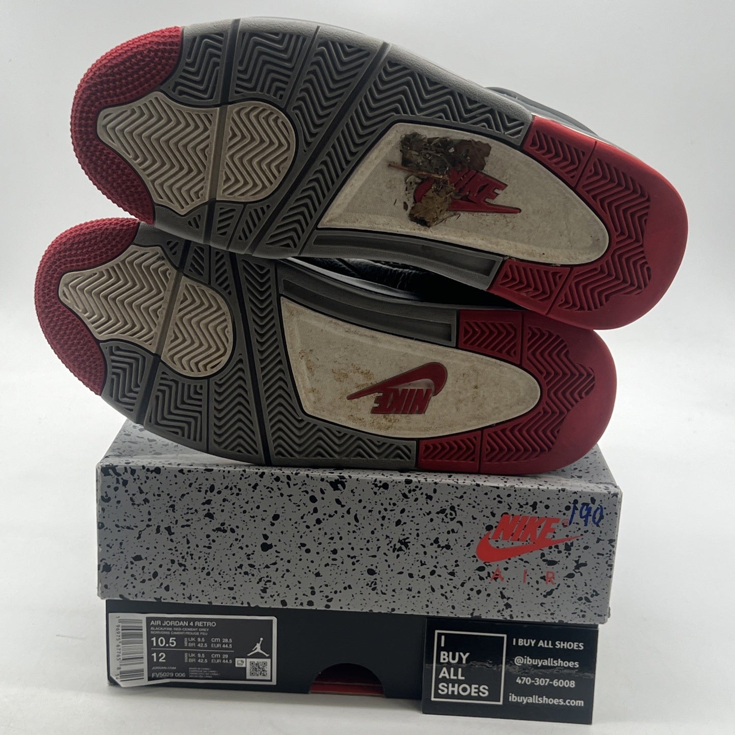 Size 10.5 - Air Jordan 4 Retro Bred Reimagined (FV5029-006)