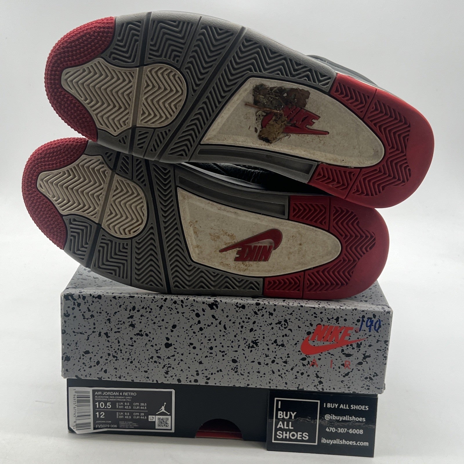 Size 10.5 - Air Jordan 4 Retro Bred Reimagined (FV5029-006)