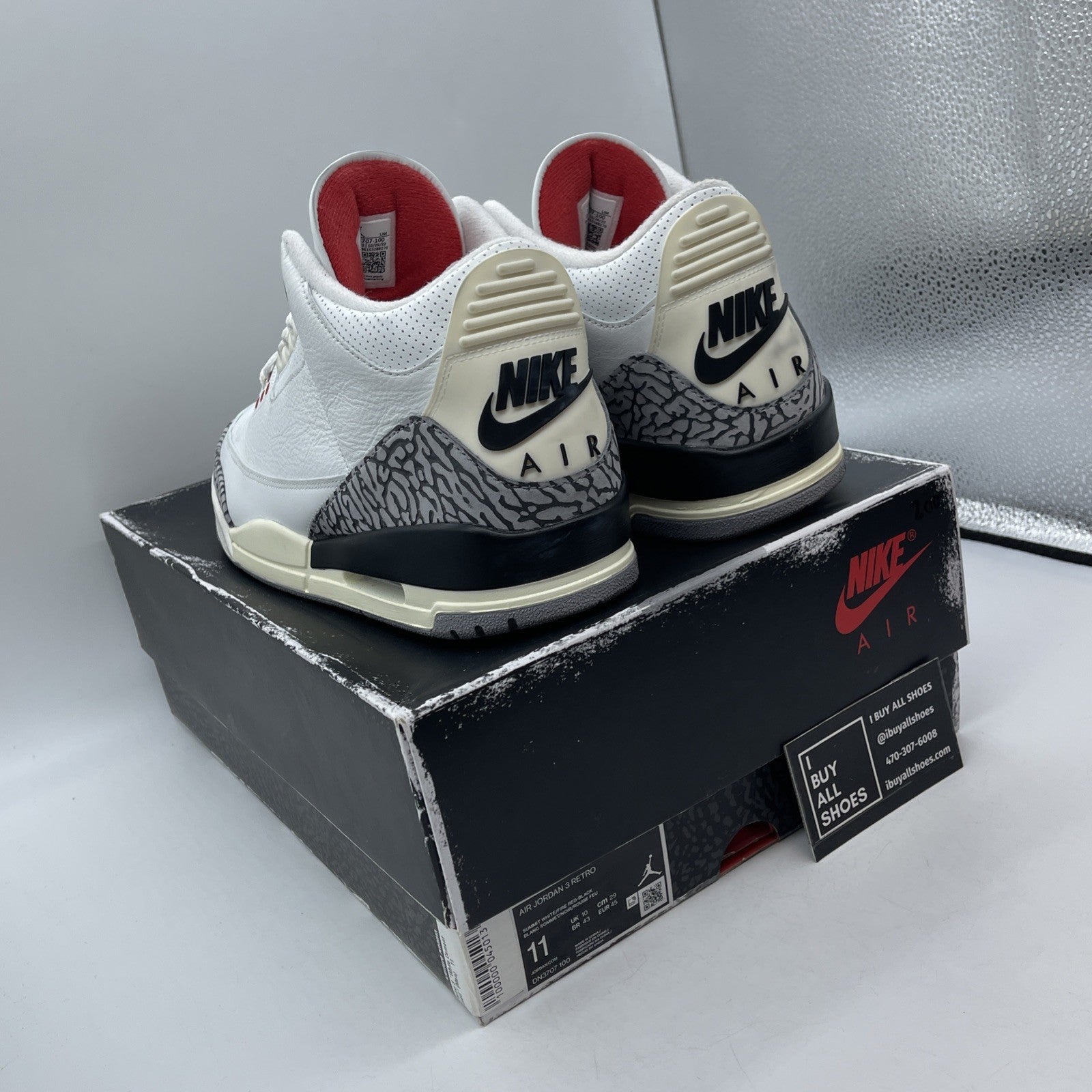 Size 11 - Air Jordan 3 Retro Mid White Cement Reimagined (DN3707-100)