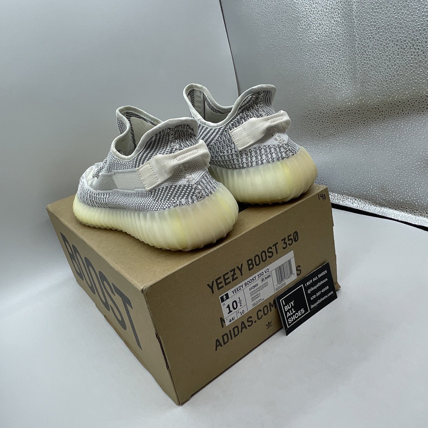 Size 10.5 - adidas Yeezy Boost 350 V2 2018 Low Static Non-Reflective (EF2905)