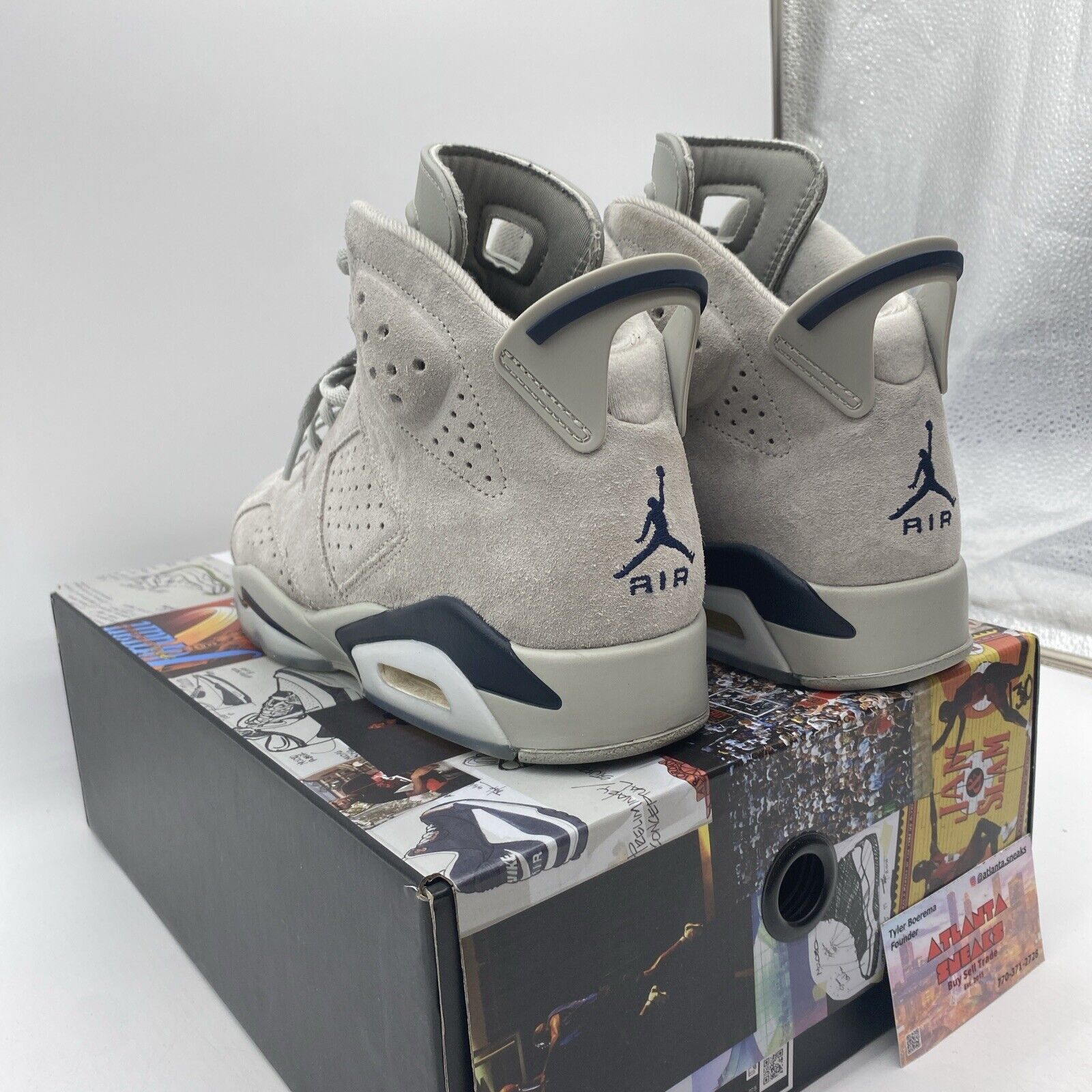 Air Jordan 6 Retro "GEORGETOWN" 2022 - Size 9 - ct8529 012 (5922-11)