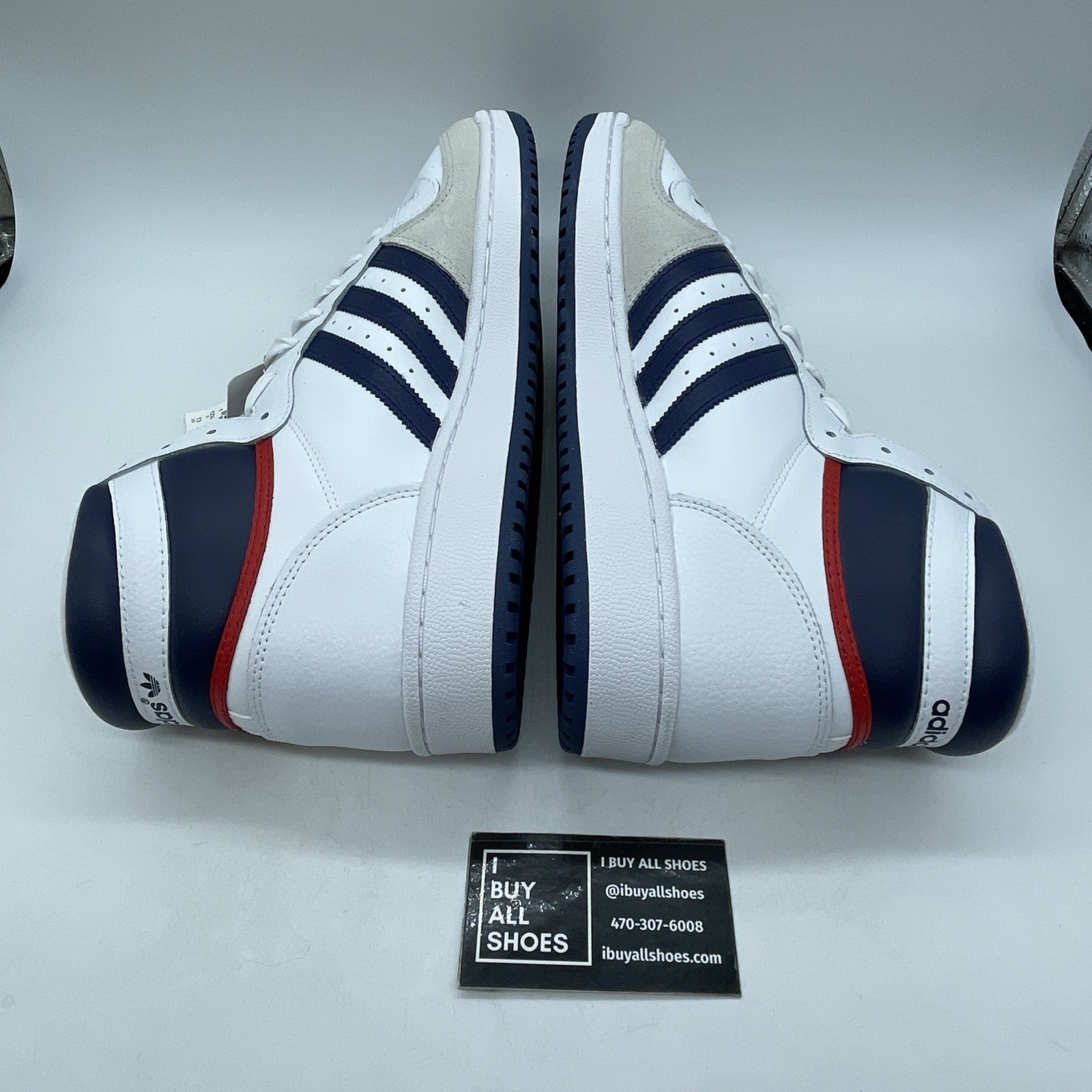Size 13 - Adidas Top Ten RB White Dark Blue (GX0740)