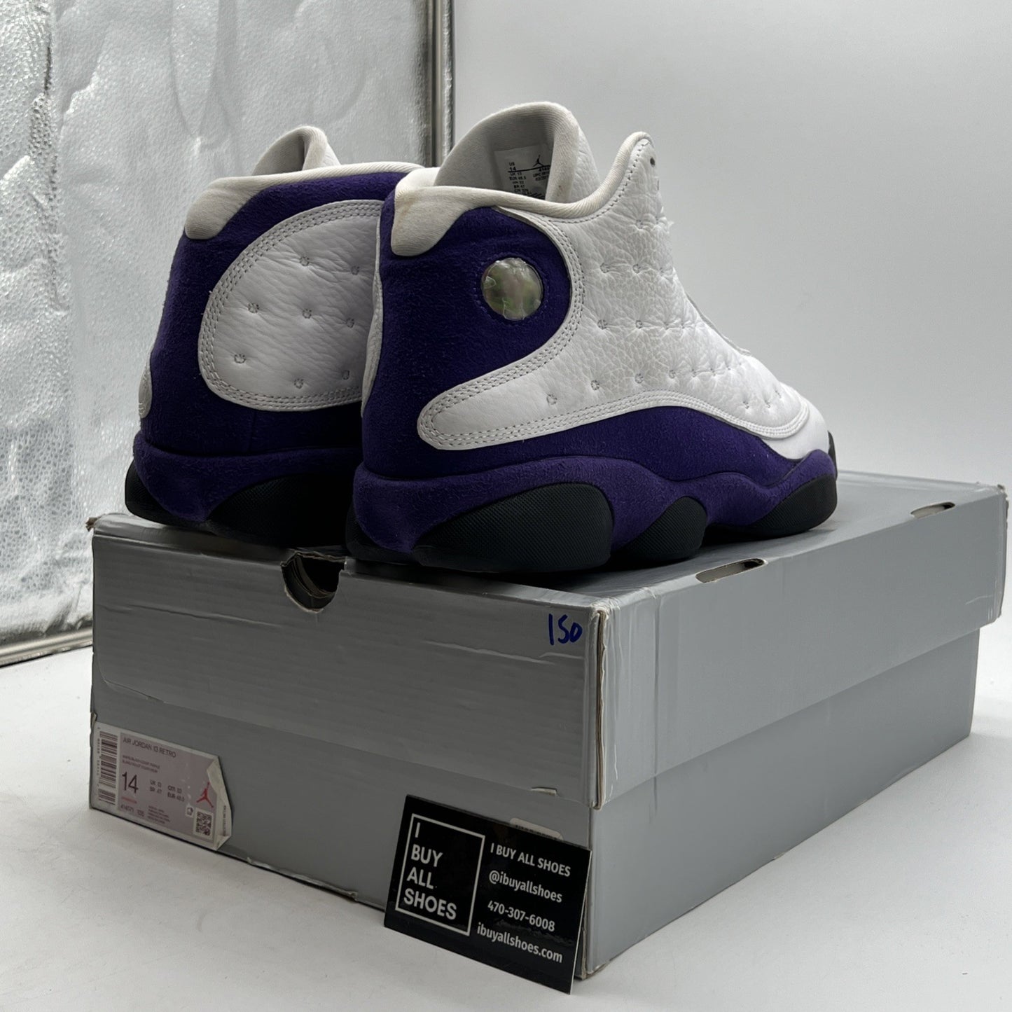 Size 14 - Air Jordan 13 Retro Lakers (414571-105)