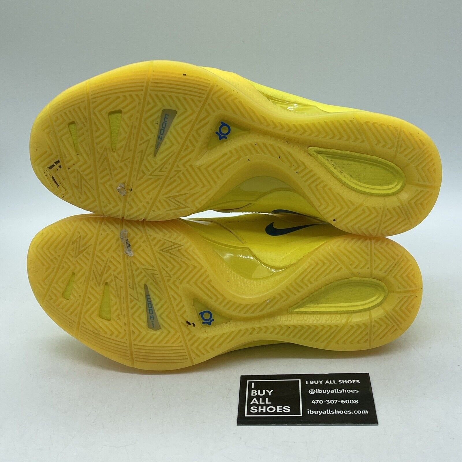 Size 8 - Nike Zoom KD 3 2023 Christmas Yellow Blue Leather (FD5606-700)