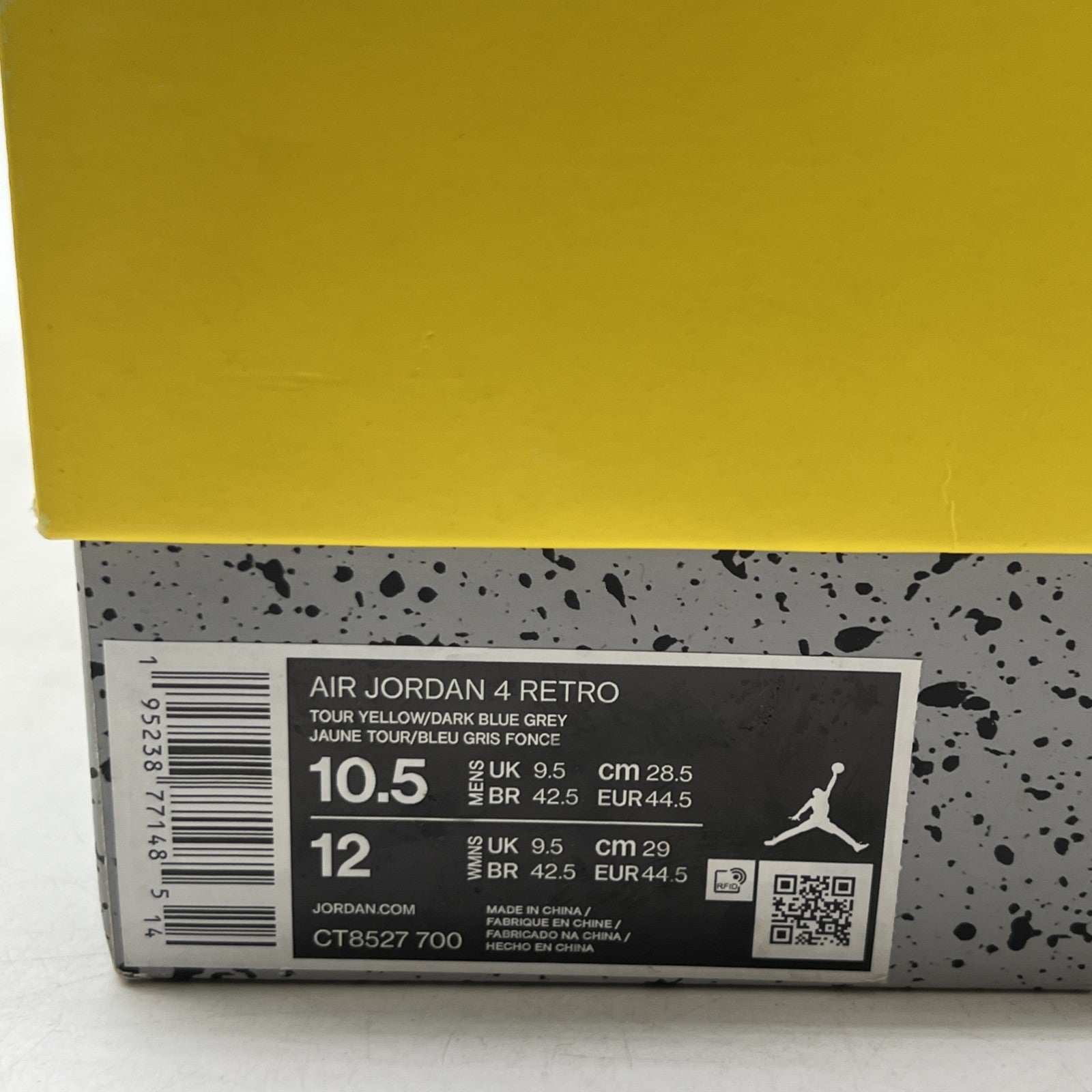 Size 10.5 - Air Jordan 4 Retro Mid Lightning (CT8527-700)