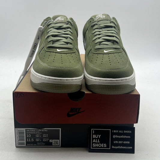 Size 10 - Nike Air Force 1 Jewel Color of the Month - Oil Green (DV0785-300)