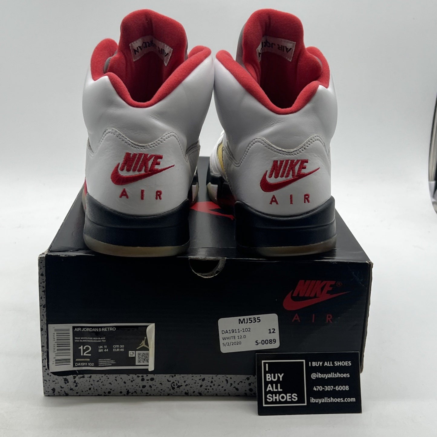 Size 12 - Air Jordan 5 Retro Mid Fire Red (DA1911-102)