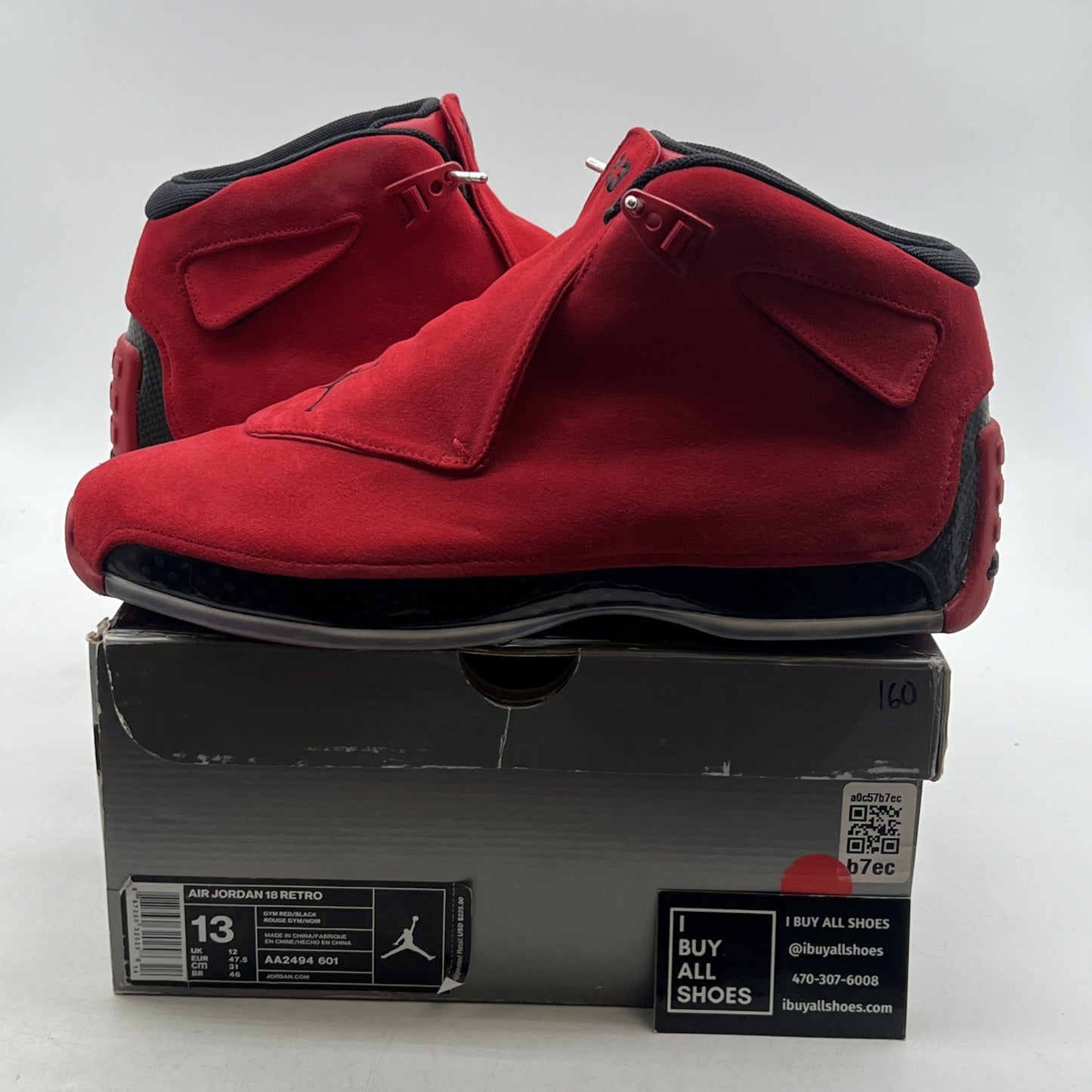 Size 13 - Air Jordan 18 Retro Toro (AA2494-601)