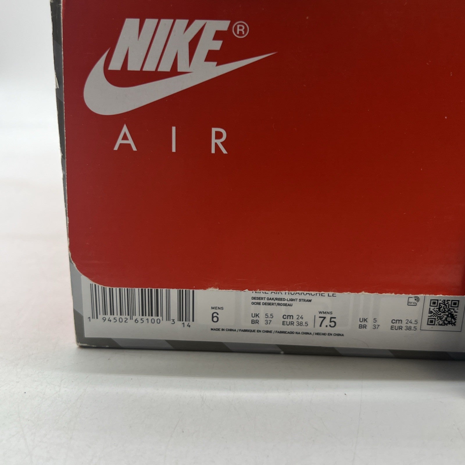 Size 6 - Nike Stussy x Air Huarache LE 2021 Desert Oak (DD1381-200)