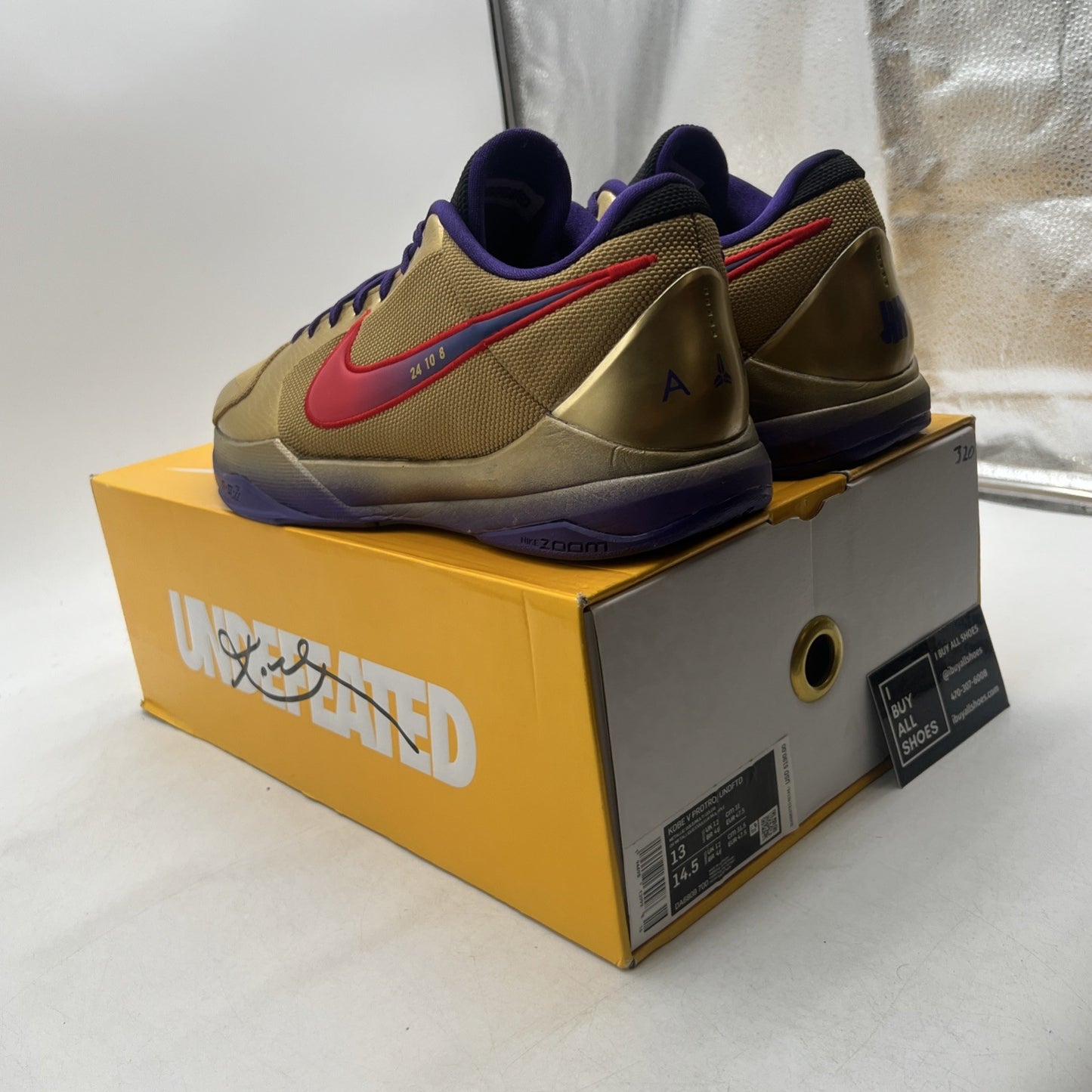 Size 13 - Nike Zoom Kobe 5 Protro x Undefeated Hall Of Fame (DA6809-700)