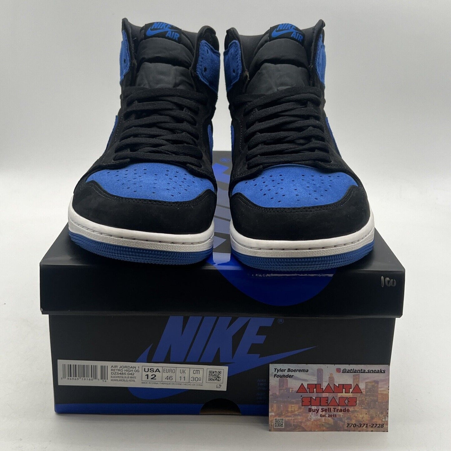 Size 12 - Air Jordan 1 Retro OG High Royal Reimagined (DZ5485-042)