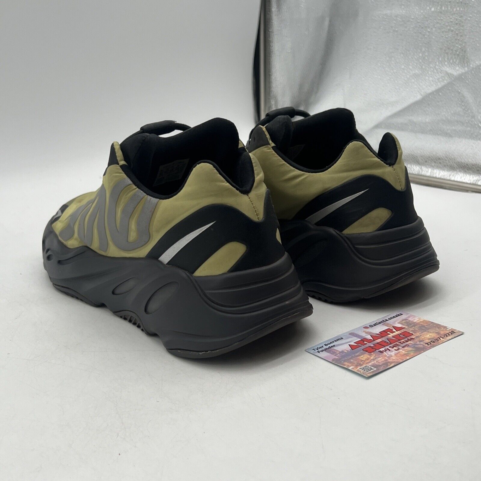 Size 10 - adidas Yeezy Boost 700 MNVN Resin Black Grey (GW9525)