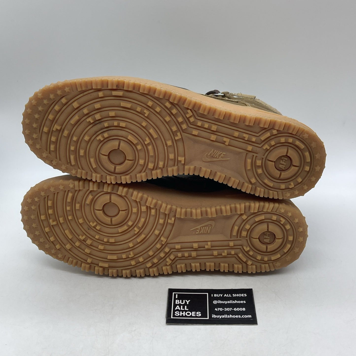 Size 11.5 - Nike Air Force 1 Duckboot Beach Tree (444745-201)
