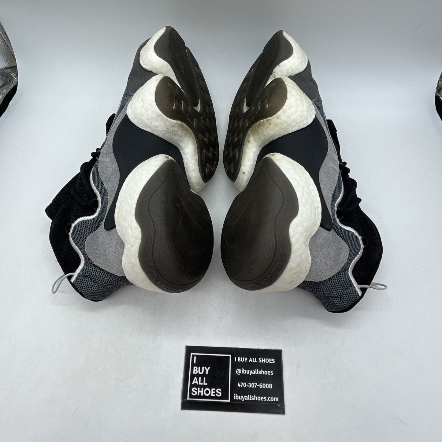 Size 11.5 - Adidas Crazy BYW Black Grey (BD8013)