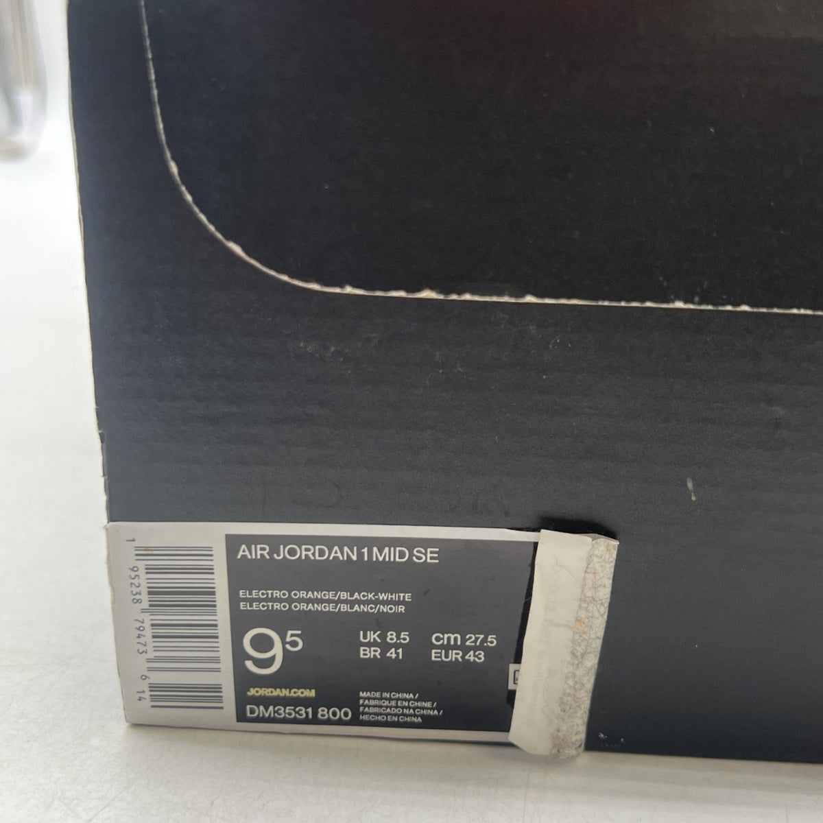 Size 9.5 - Air Jordan 1 SE Mid Electro Orange (DM3531-800)