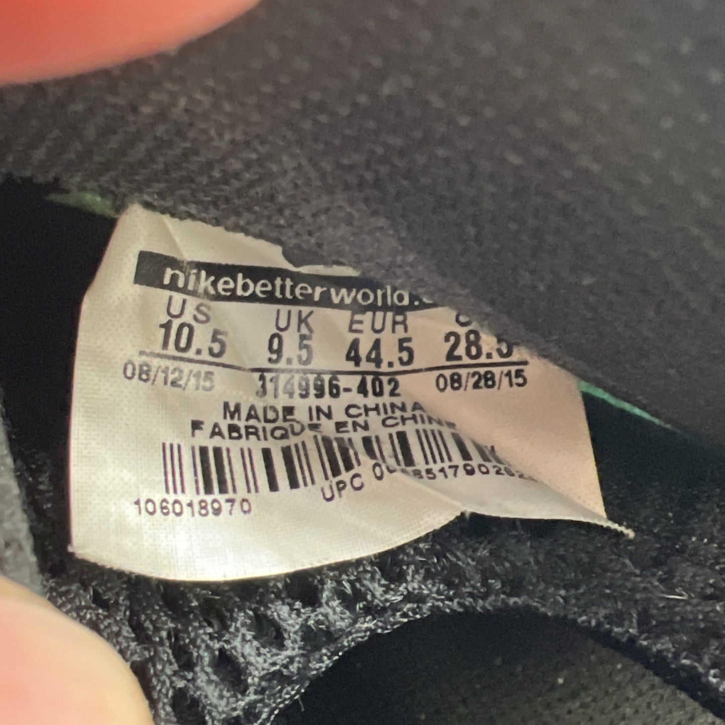 Size 10.5 - Nike Air Foamposite One University Blue (314996-402)