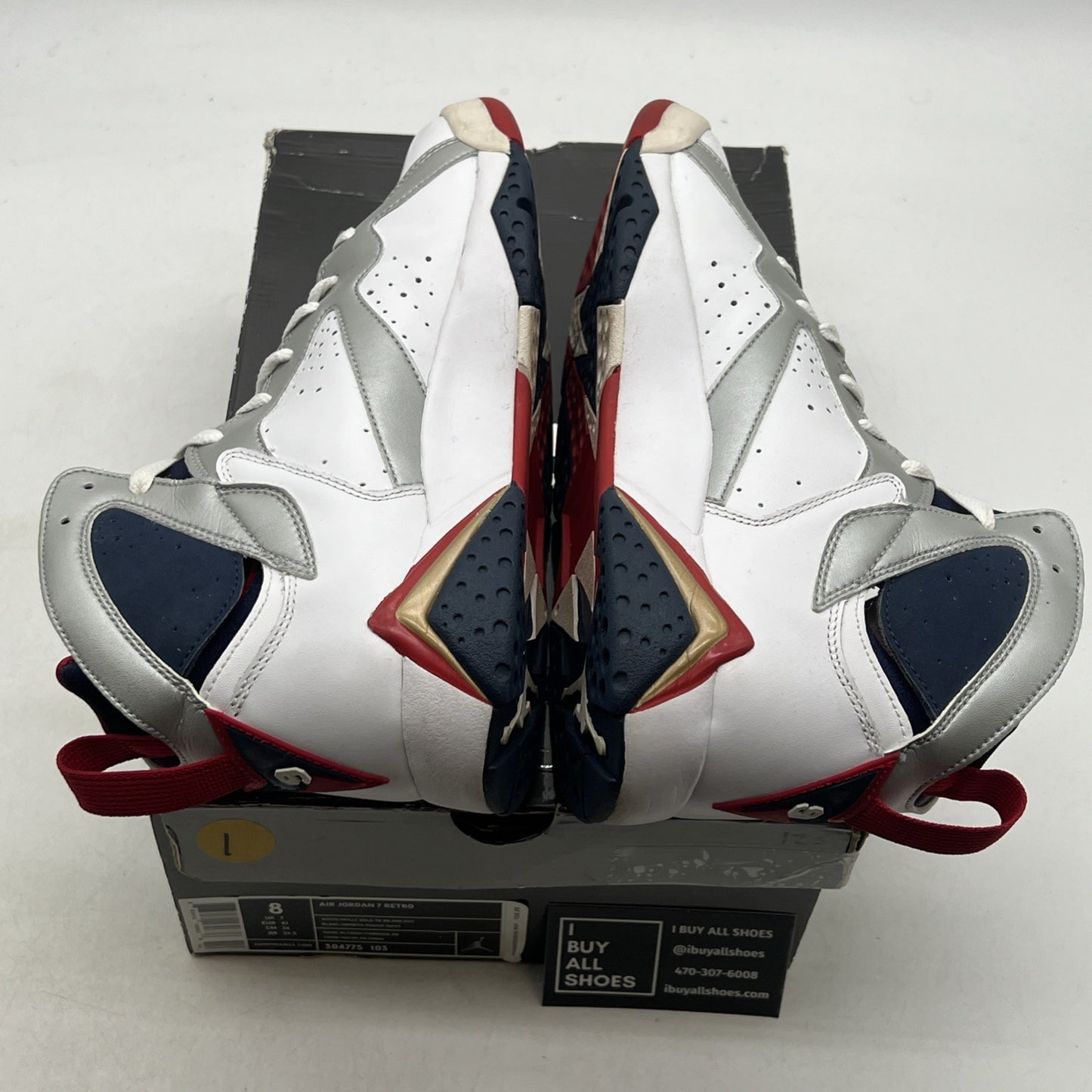 Size 8 - Air Jordan 7 Retro For The Love Of The Game (304775-103)