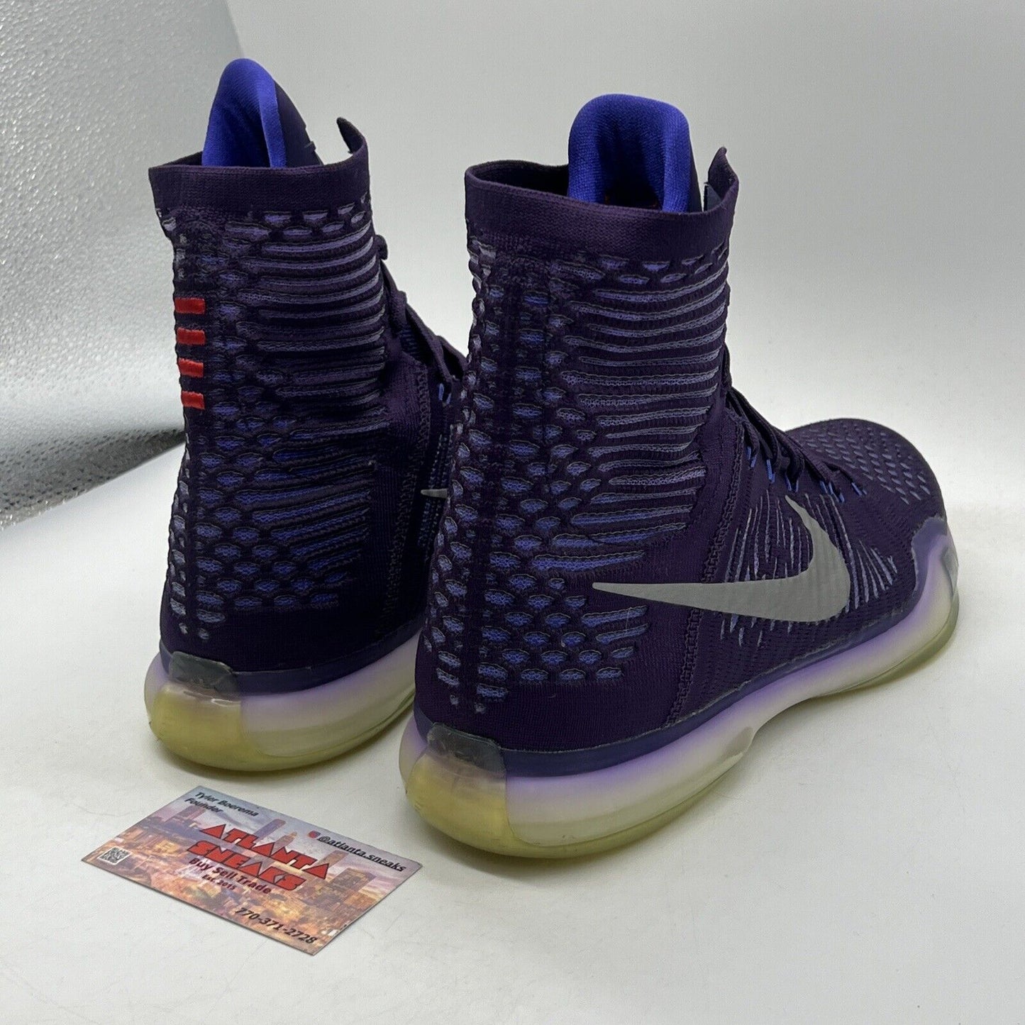 Size 10 - Nike Kobe 10 Elite Team Purple Red (718763-505)