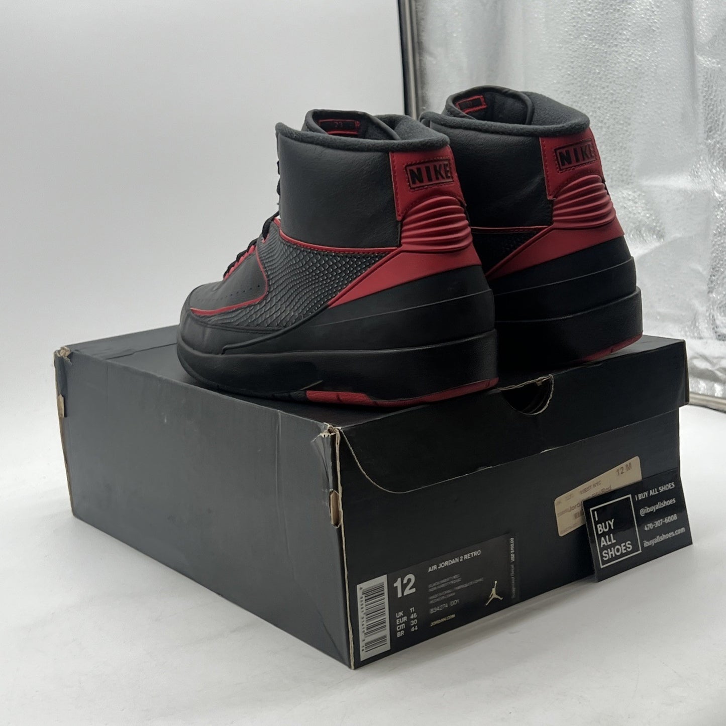 Size 12 - Air Jordan 2 Retro Alternate 87 (834274-001)