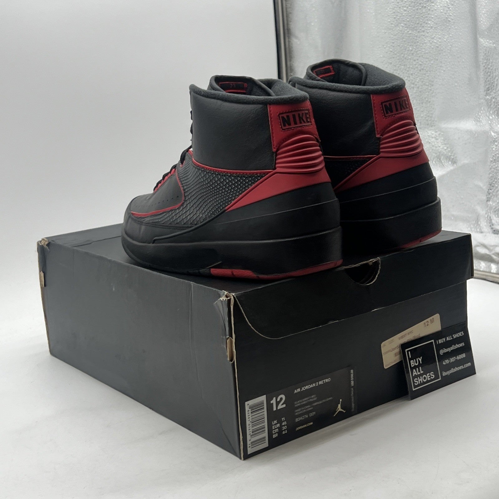 Size 12 - Air Jordan 2 Retro Alternate 87 (834274-001)