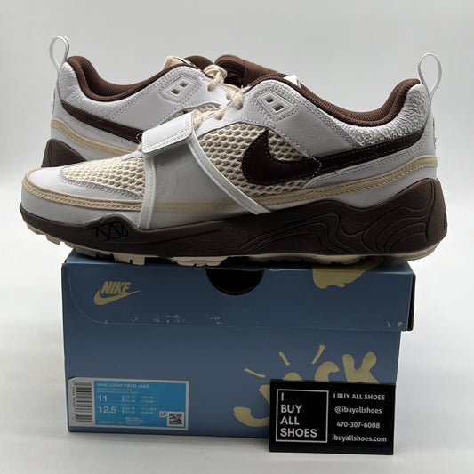 Size 11 - Nike Travis Scott x Zoom Field Jaxx Light Chocolate (HQ3073-100)