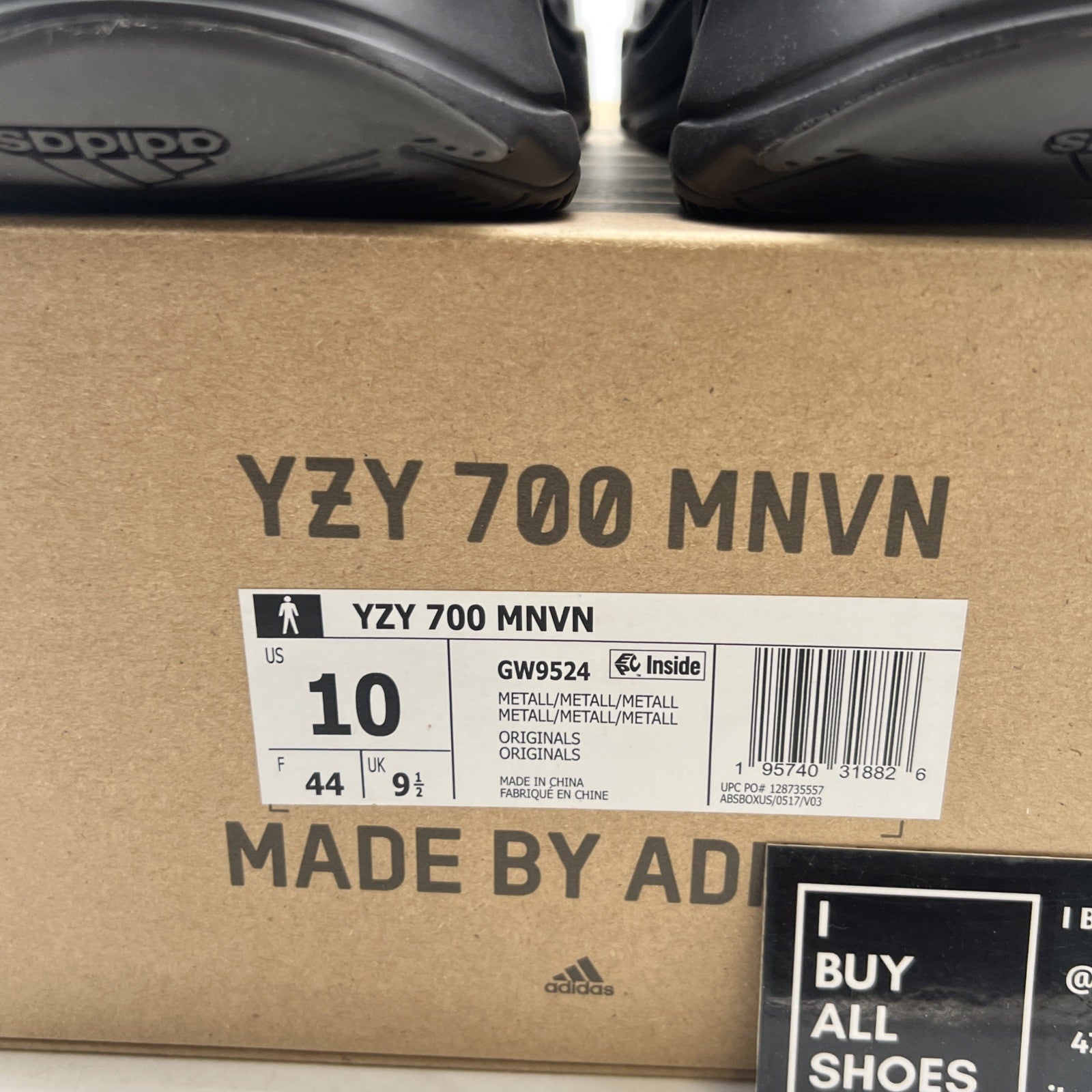Size 10 - adidas Yeezy Boost 700 MNVN Metallic (GW9524)