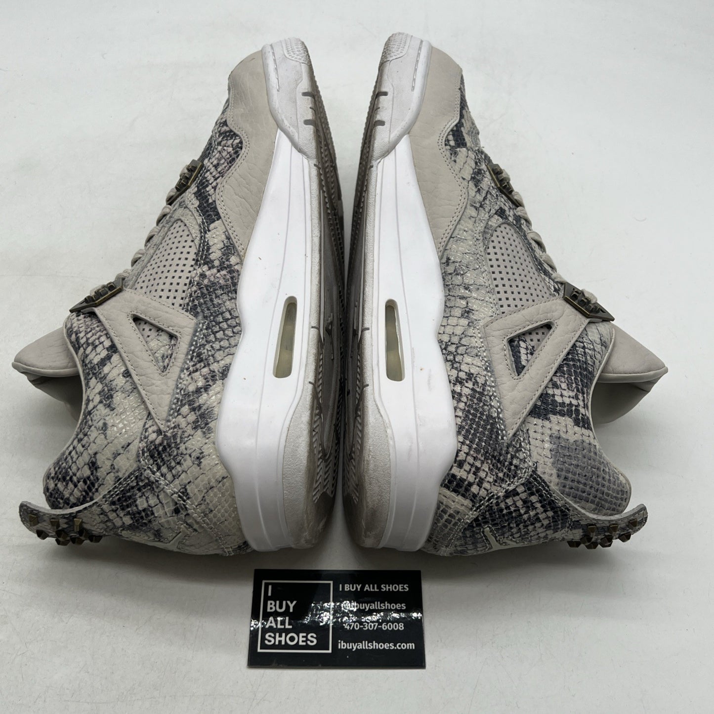 Size 14 - Air Jordan 4 Retro Premium Snakeskin (819139-030)
