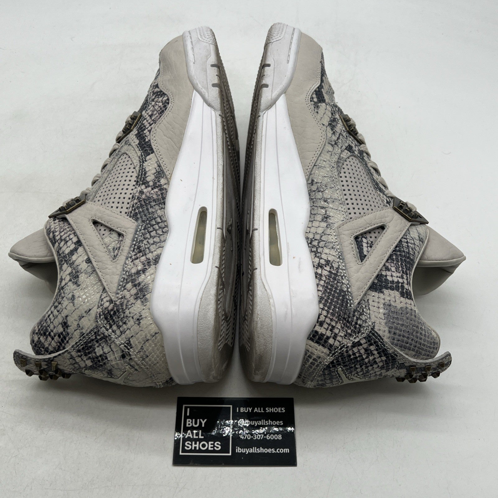 Size 14 - Air Jordan 4 Retro Premium Snakeskin (819139-030)