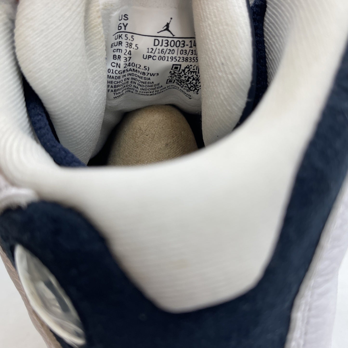 Size 6Y (GS) - Air Jordan 13 Retro Mid Obsidian 2021 (DJ3003-144)