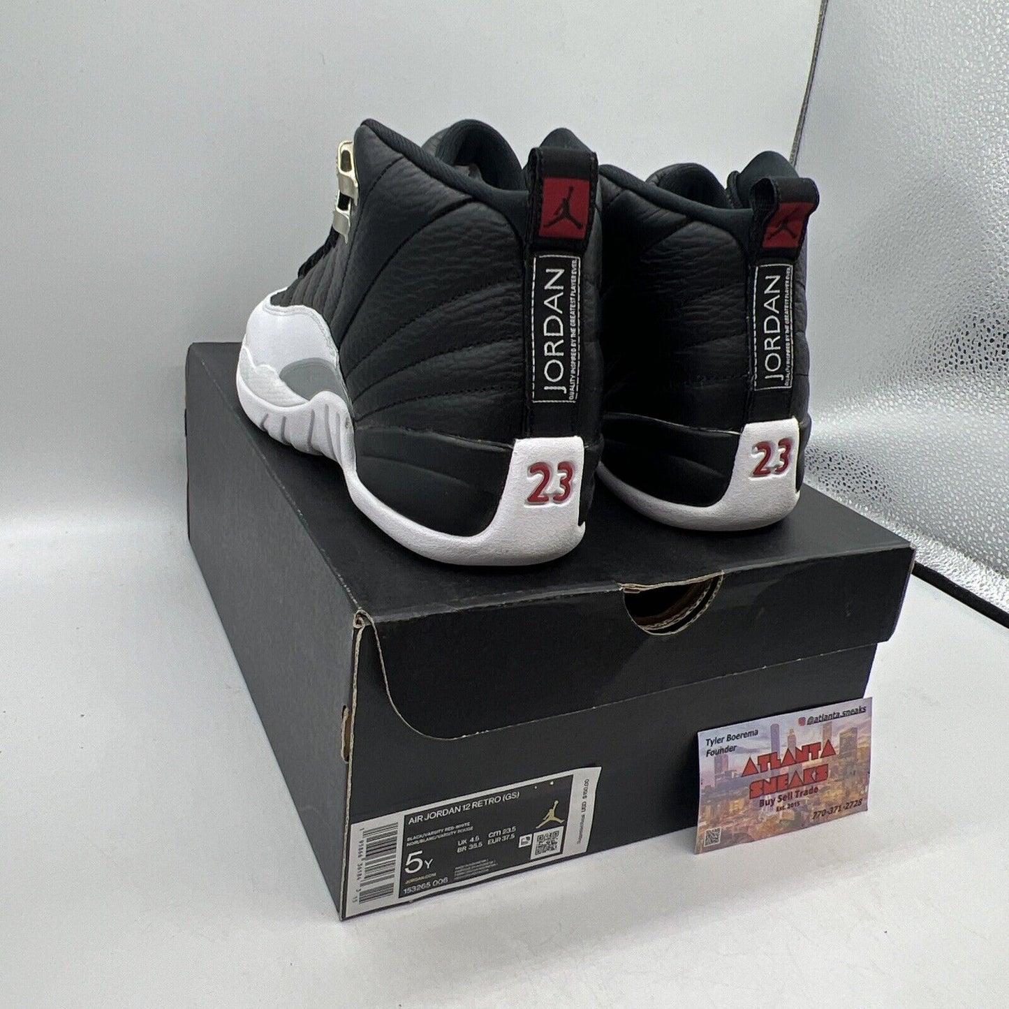 Size 5 - Jordan 12 Retro Mid Playoff Brand New Og All