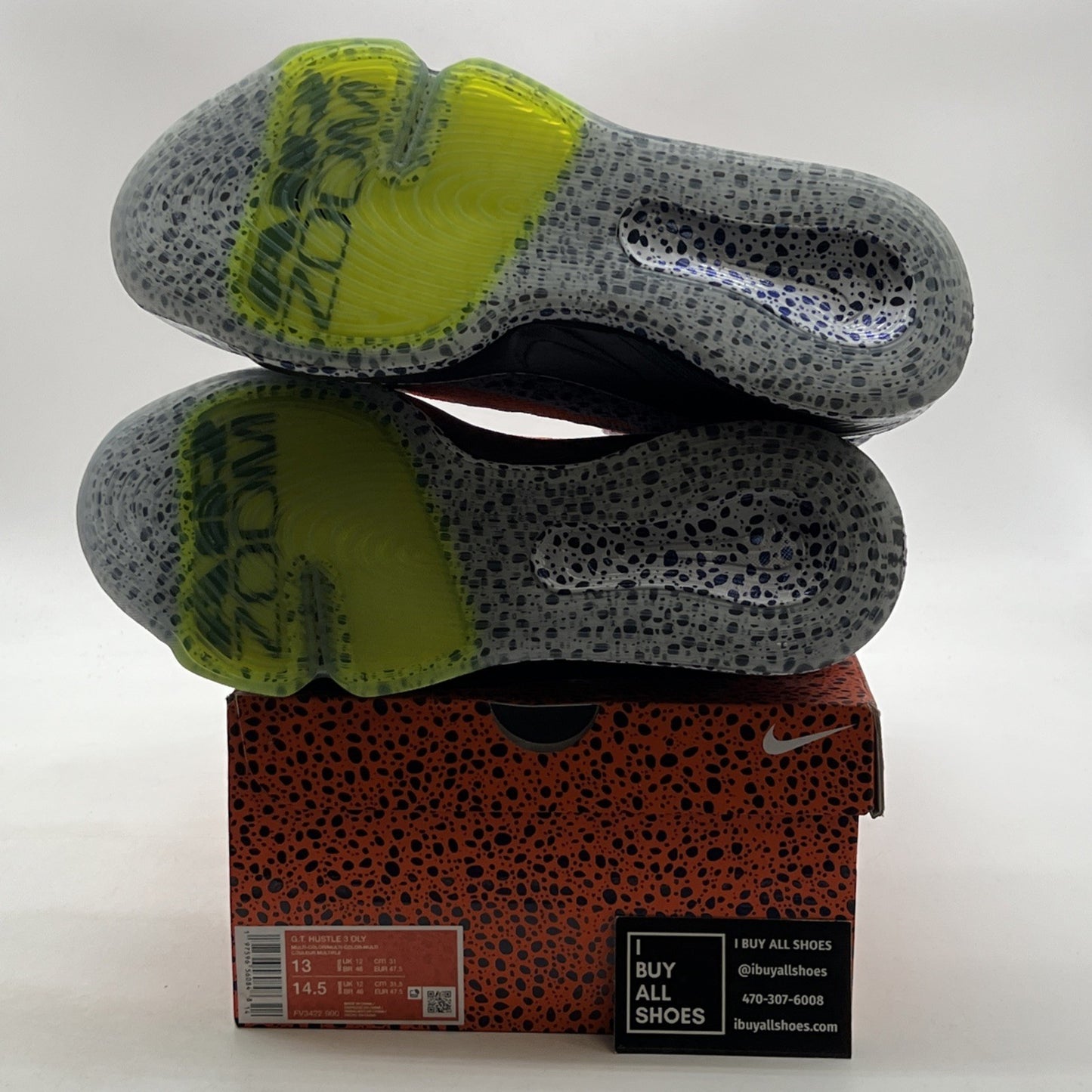 Size 13 - Nike Air Zoom GT Hustle 3 Electric Pack (FV3422-900)