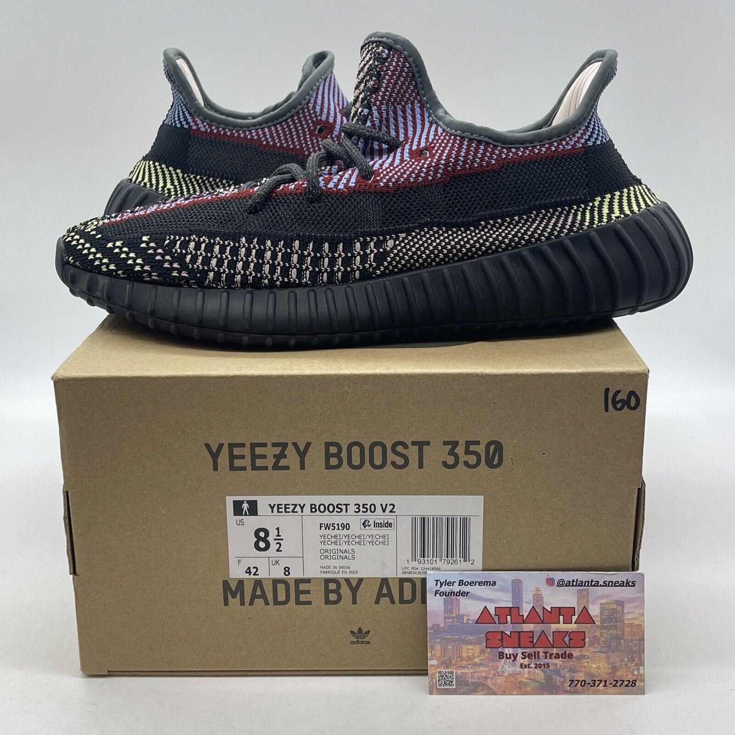 Size 8.5 - adidas Yeezy Boost 350 V2 Yecheil Non-Reflective (FW5190)