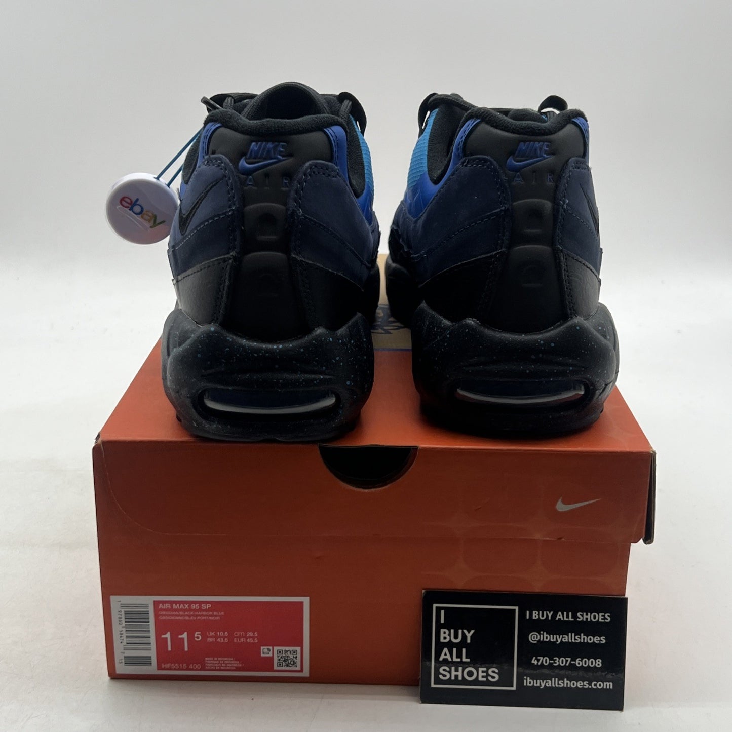 Size 11.5 - Nike Stash x Air Max 95 2024 Blue (HF5515-400)