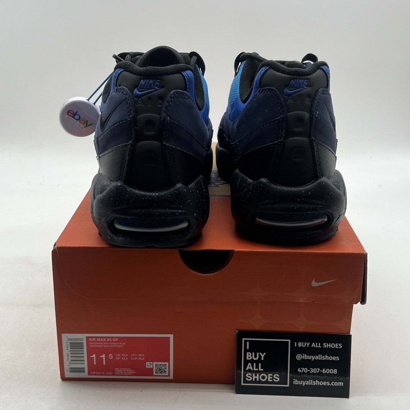 Size 11.5 - Nike Stash x Air Max 95 2024 Blue (HF5515-400)