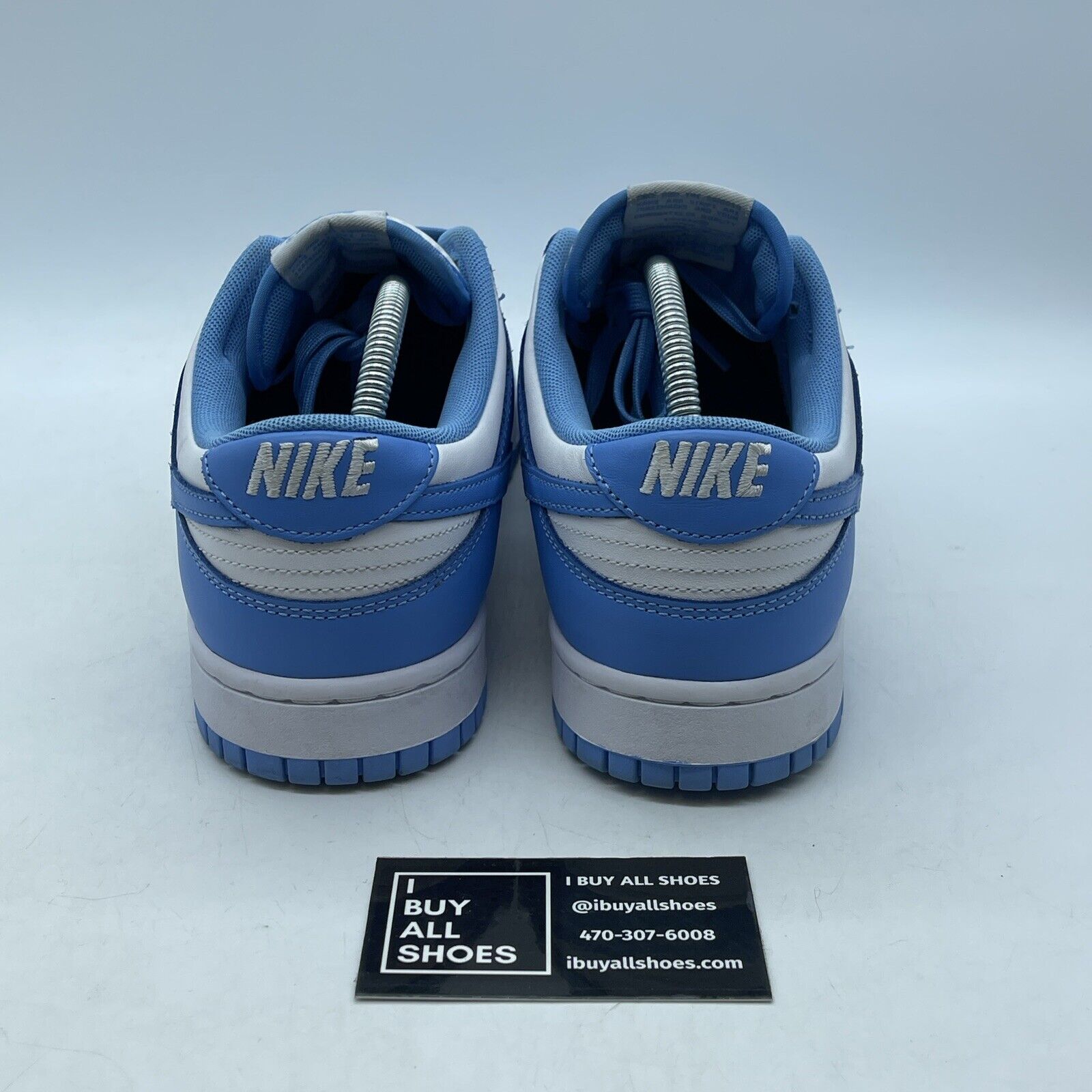 Size 10 - Nike Dunk Low University Blue white Suede Leather (DD1391-102)